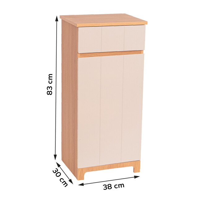 4bathroomz Trente badkamerkast halfhoog 83 cm hoog / beige 3515761 large