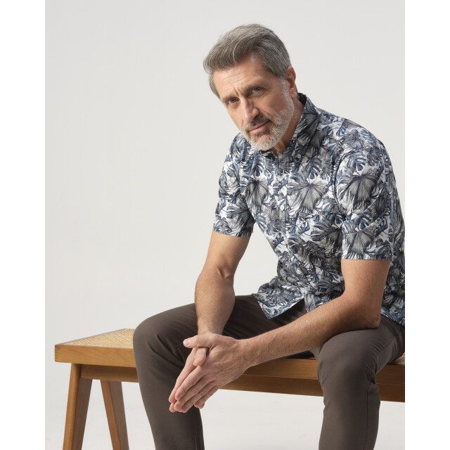 Campbell Casual overhemd donker 103388-001-XXL large