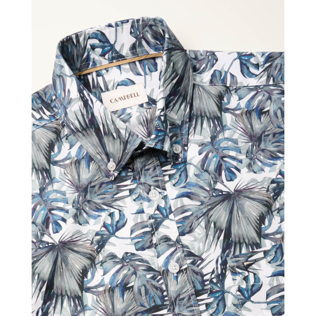 Campbell Casual overhemd donker 103388-001-XXL large