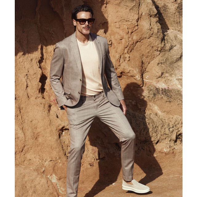 Blue Industry De ruitmotief chino | StevenS26-M12 large