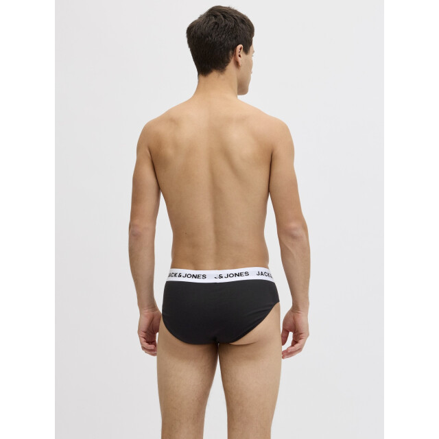 Jack & Jones Heren slips casual briefs jacmason 3-pack effen 12291555-Black large