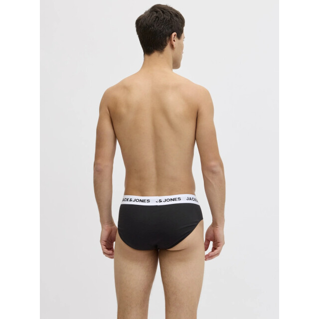 Jack & Jones Heren slips casual briefs jacmason 3-pack effen 12291555-Black large