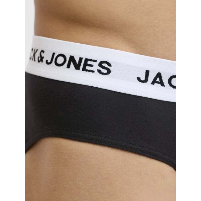 Jack & Jones Heren slips casual briefs jacmason 3-pack effen 12291555-Black large