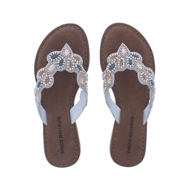 Miss Behave Zelda slipper kralen | maat: | kleur: | dames slippers 111056 large