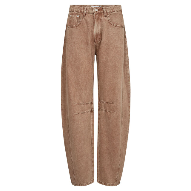 Haute L'Amitié Haute l’amitié drew barrel panel tall jeans camel 9865182609736 large