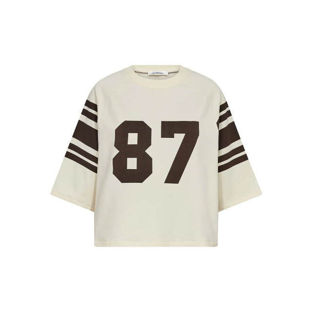 Co'Couture Elycc 87 tee sweat off white bruin 9867145118024 large