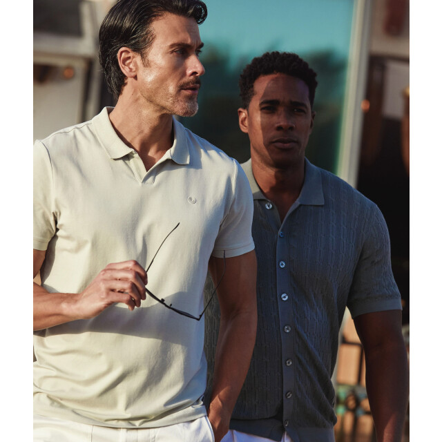 Blue Industry Het gebreide korte mouw overhemd | KBIS26-M10 large