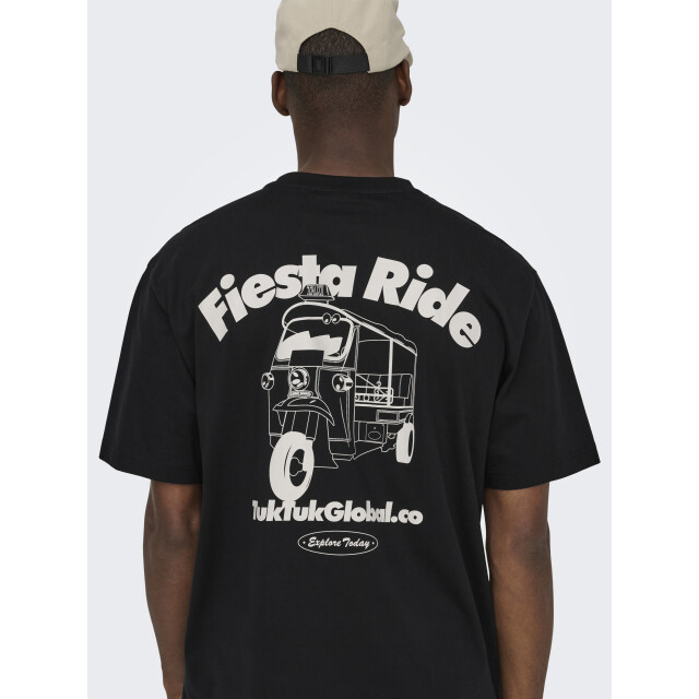 Only & Sons Onsfred life foodie rlx ss tee 22037478 large