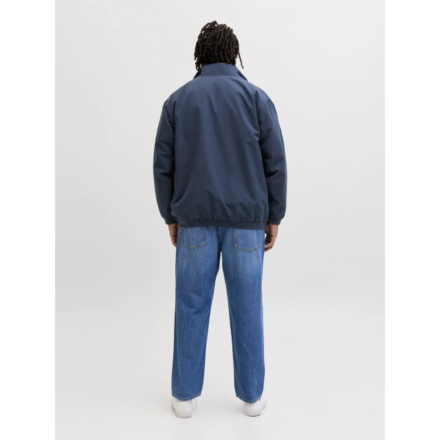 Jack & Jones Heren plus size bomberjack jjerush zomerjas effen donker 12231718-Navy Blazer large
