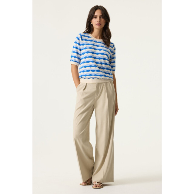 Garcia Jeans Trui ss ecru dessin 4219.08.0019 large