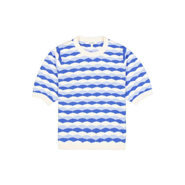 Garcia Jeans Trui ss ecru dessin 4219.08.0019 large