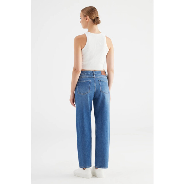 Cup of Joe Cropped balloon jeans blue denim 4107.35.0140 large