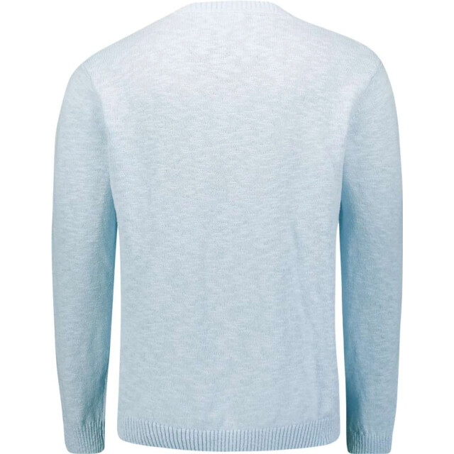 No Excess Pullover crewneck slub with linen sky 31210205-134 large