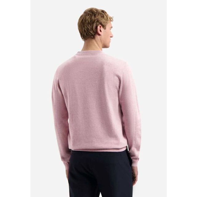 No Excess Pullover crew neck melange light mauve 31210190SN-346 large