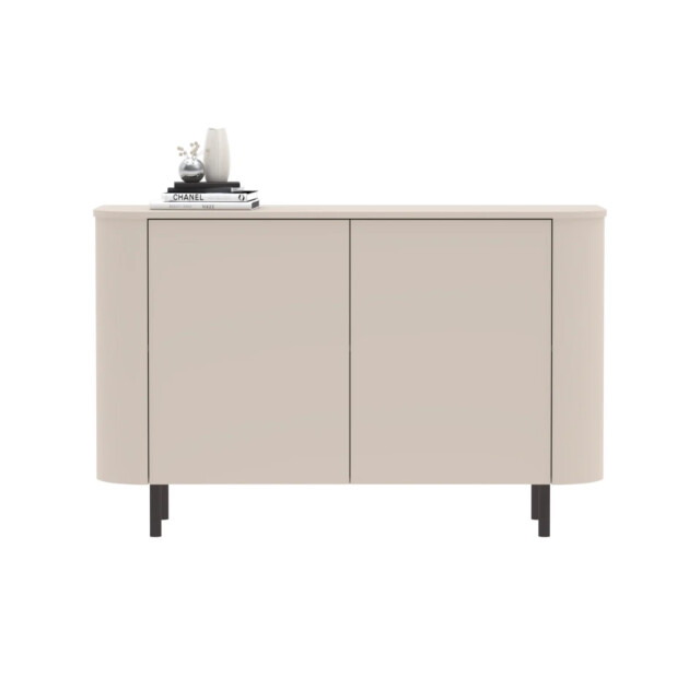 CaliCosy Dressoir met 2 deuren afgeronde randen kasjmier l130,1 cm bora 3516918 large