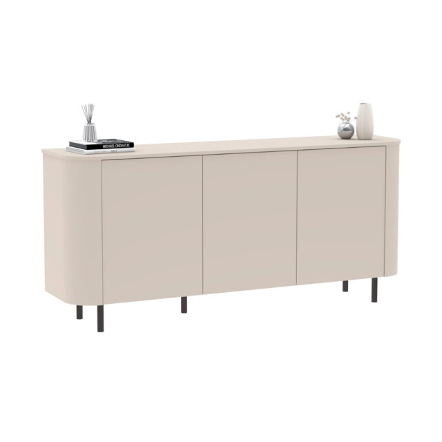 CaliCosy Dressoir met 3 deuren afgeronde randen cashmere l 180,2 cm bora 3516917 large