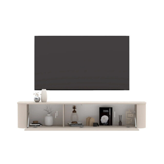 CaliCosy Hangend tv-meubel met 1 klepdeur kasjmier l 180 cm bora 3516914 large
