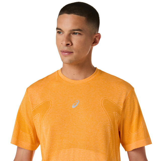 Asics road seamless ss top hardloop t-shirt korte mouw zomer heren - 074763_470-L large