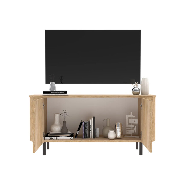 CaliCosy Tv-meubel 2 deuren afgeronde randen eikendecor l130,1 cm lucia 3516923 large