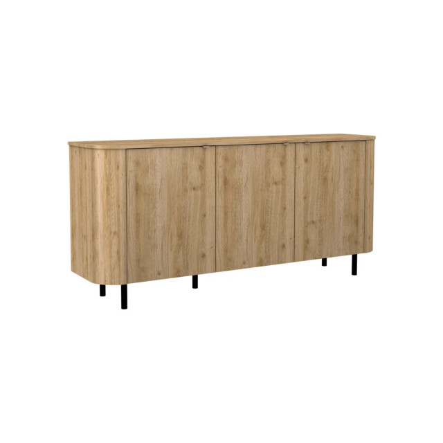 CaliCosy Dressoir 3 deuren afgeronde randen eikendecor l180,2 cm lucia 3516921 large