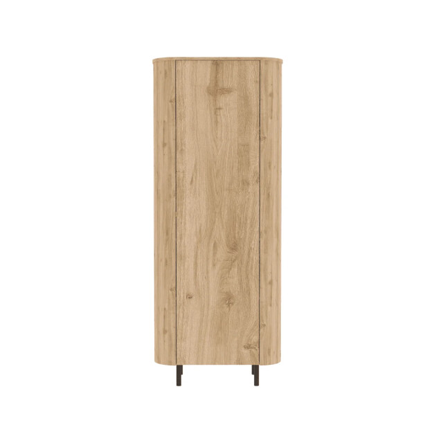 CaliCosy Dressoir met 1 deur afgeronde randen eikendecor hoogte 200 cm lucia 3516948 large