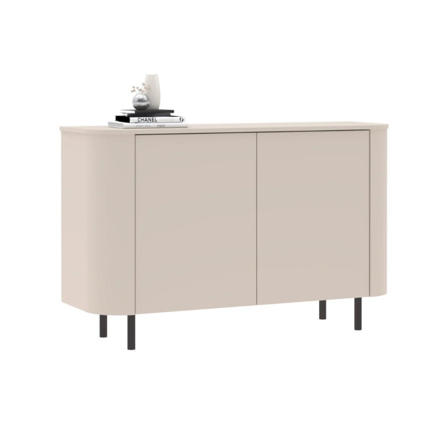 CaliCosy Dressoir met 2 deuren afgeronde randen kasjmier l130,1 cm bora 3516918 large