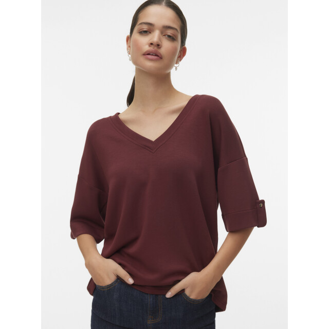 Vero Moda Vmia 2/4 v-neck top jrs btq 10340782 large