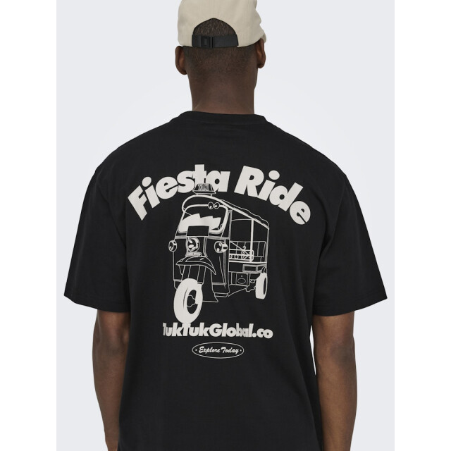 Only & Sons Onsfred life foodie rlx ss tee - 5339.80.0039 large