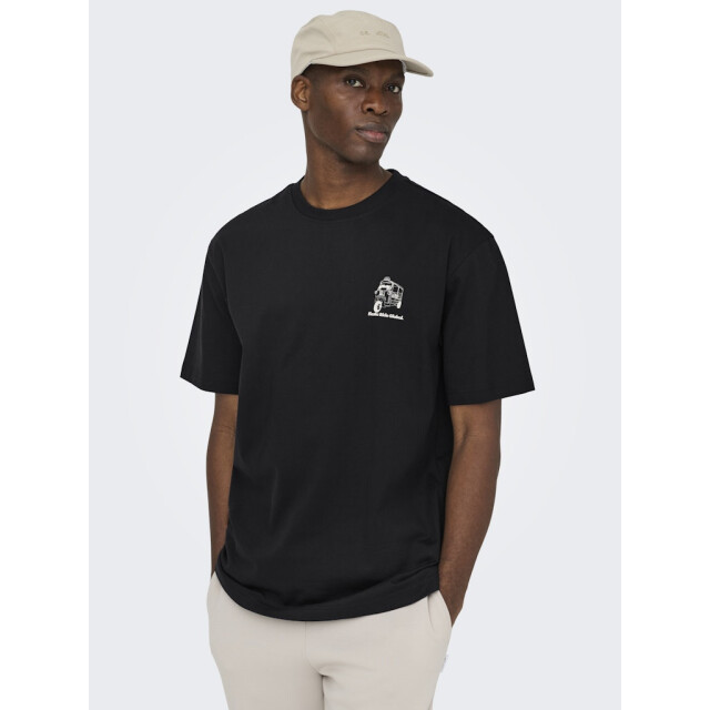 Only & Sons Onsfred life foodie rlx ss tee - 5339.80.0039 large