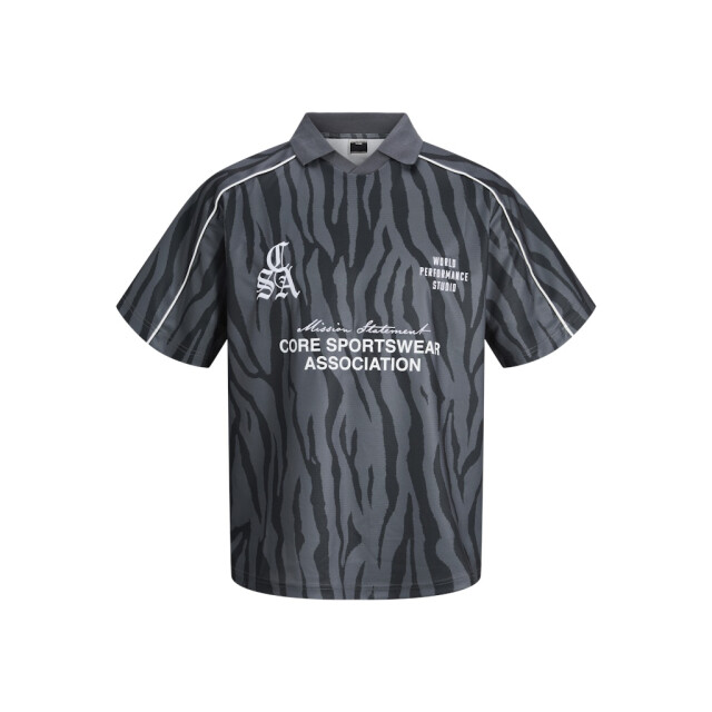 Jack & Jones Jcodust piping football open collar jnr dessin 3369.89.0010 large