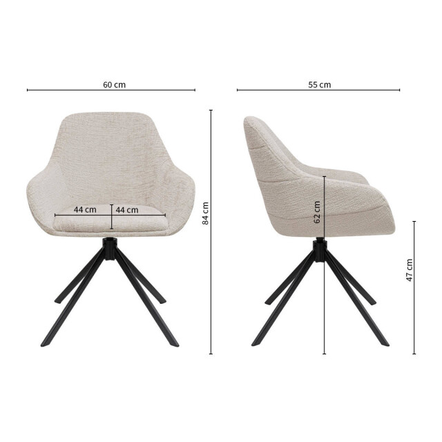 Kick Collection Kick draaistoel jule - 3518147 large