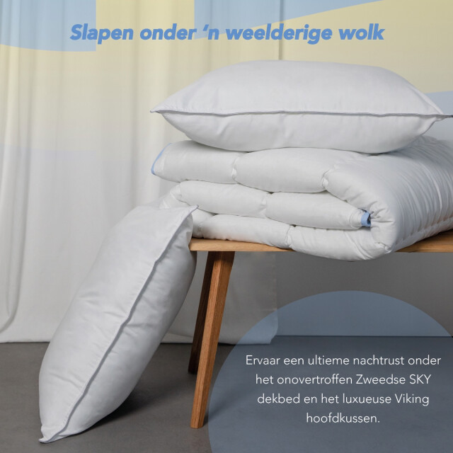 Swedish Sky All year dekbed + 2 hoofdkussen litsjumeaux dekbed set 240x200 cm 3060072 large