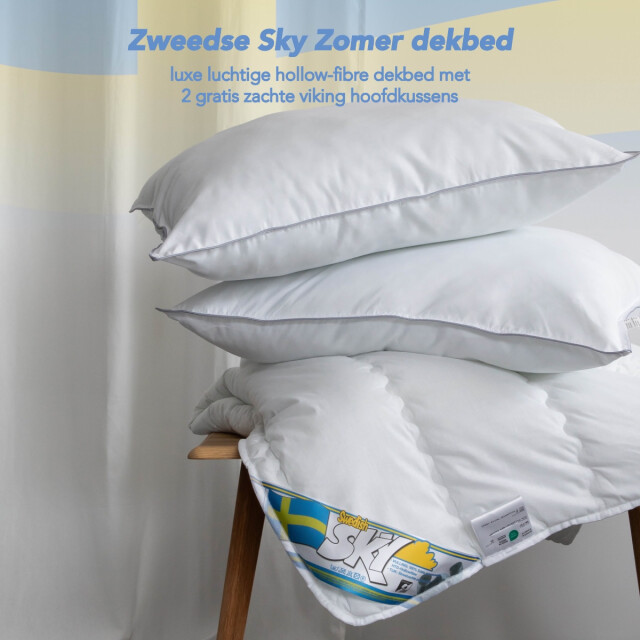 Swedish Sky Zomer dekbed + 2 hoofdkussen litsjumeaux dekbed set 240x220 cm 3060066 large