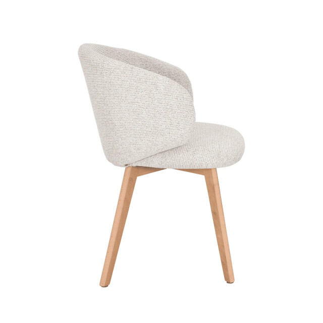 CaliCosy Stoelen set van 2, stof en massief houten poten h79 cm solÈne 3518555 large