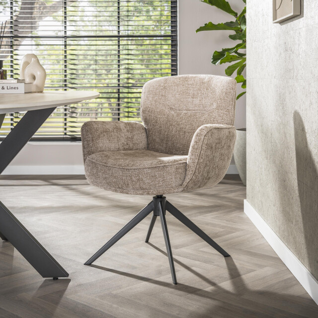 Hoyz armstoel forza draaibaar set van 2 hoven zand 3491475 large