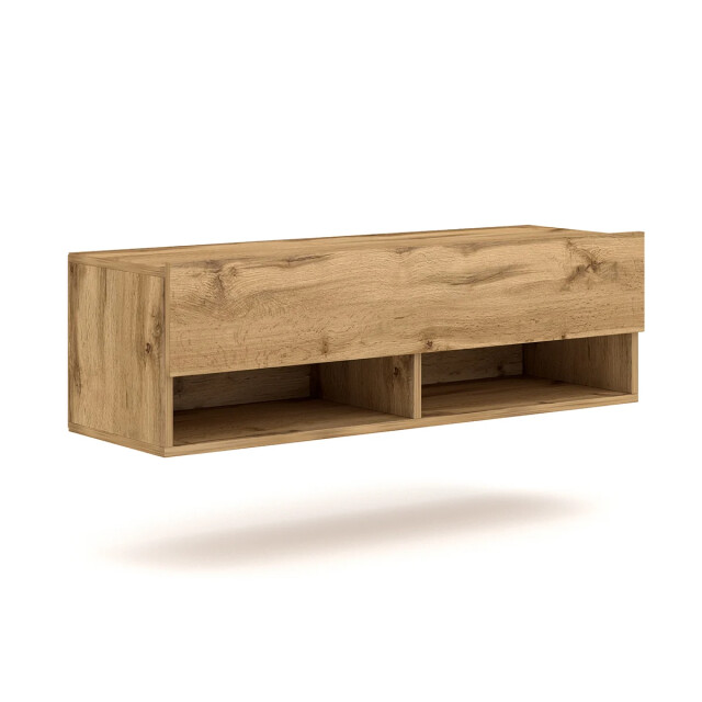 CaliCosy Tv wandmeubel met 1 vouwdeur en 2 nissen l100 cm derby 2929955 large