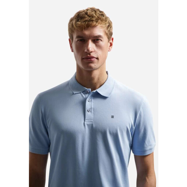 No Excess Polo short sleeve basic blue 31390260-030 large