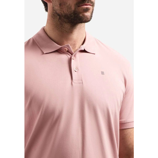 No Excess Polo short sleeve basic light mauve 31390260-346 large