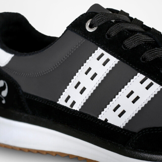 Q1905 Sneaker boston pro zwart/ wit QM1263166-199-1 large