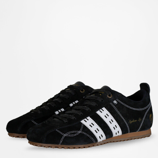 Q1905 Sneaker typhoon sp zwart/ wit/ gum QM1263809-199-2 large