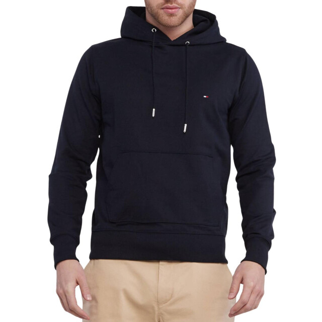 Tommy Hilfiger Heren geborduurde logohoodie UTNA1346_black large