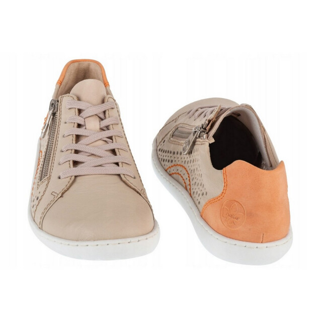 Rieker Dames leren trainers UTPP6909_beige large