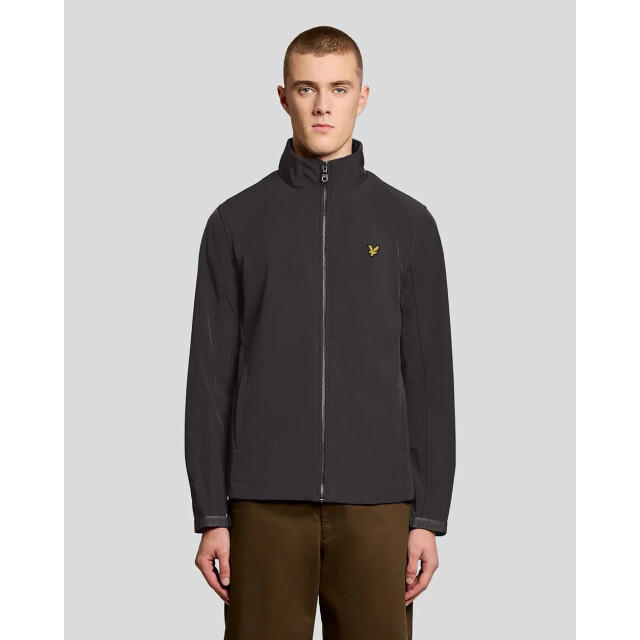 Lyle and Scott Mesh back soft shell jacket antraciet 5510.85.0002 large