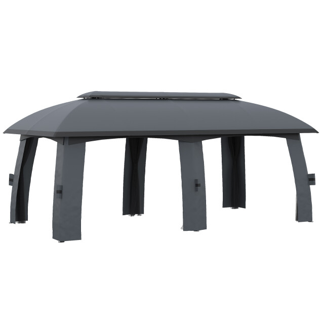 4goodz Paviljoen van 3x6 m feesttent met dubbeldak - 3519656 large