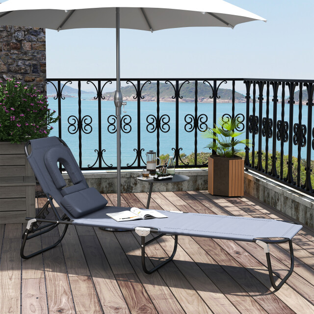 4goodz Ligbed met leesgat 190x56x28 cm - 3519655 large