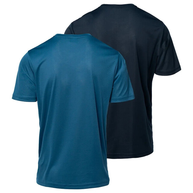 Hi-Tec Heren jodin training t-shirt (set van 2) UTIG5432_skycaptainensignblue large