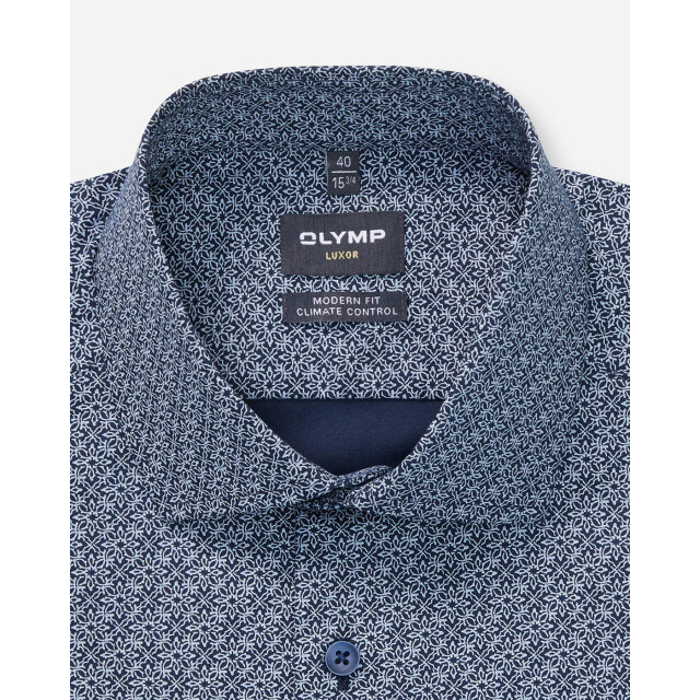 Olymp Business overhemd donker 107138-001-39 large