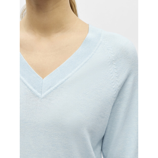 Object Objthess 2/4 lo v-neck knit top noo 23045806 large