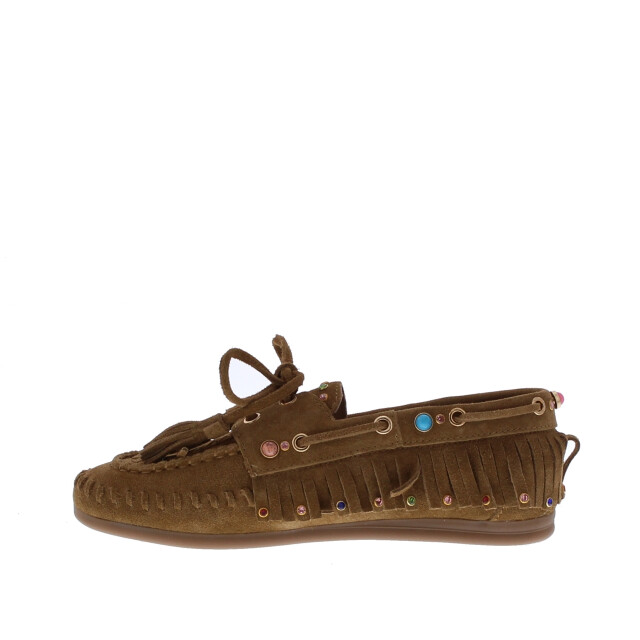 Miss Behave Fosca dames loafer | maat: | kleur: | dames loafers | materiaal: suède 111201 large