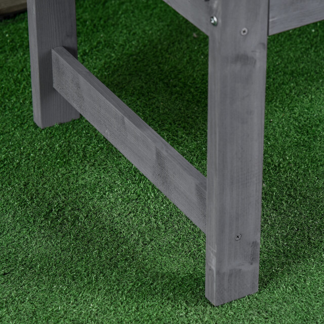 4goodz 2-zits houten tuinbank tot 240 kg belasting 140x50x85 cm 3522447 large